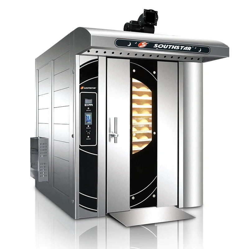 Горячая Распродажа, коммерческая промышленная дизельная роторная печь с 32 лотками для супермаркетов, магазинов и отелей