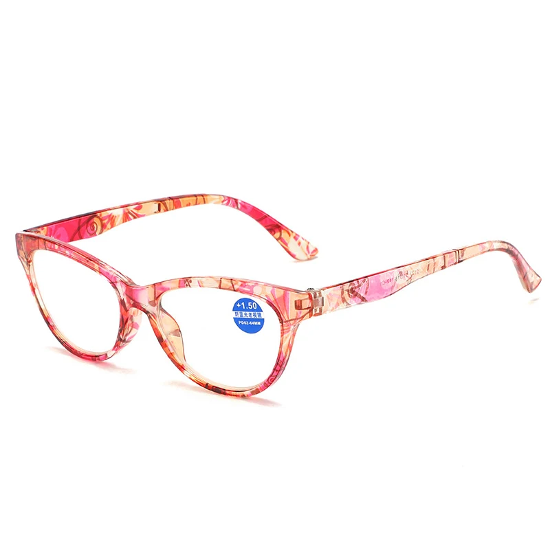 Модные Цветные горячие продажи женские очки для чтения Cateye очки с защитой от синего света с заводским логотипом