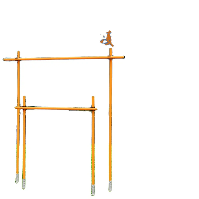 Factory wholesale high quality PVC pro-environment plastic pipe with spring soccer training equipment Ground football arch goal