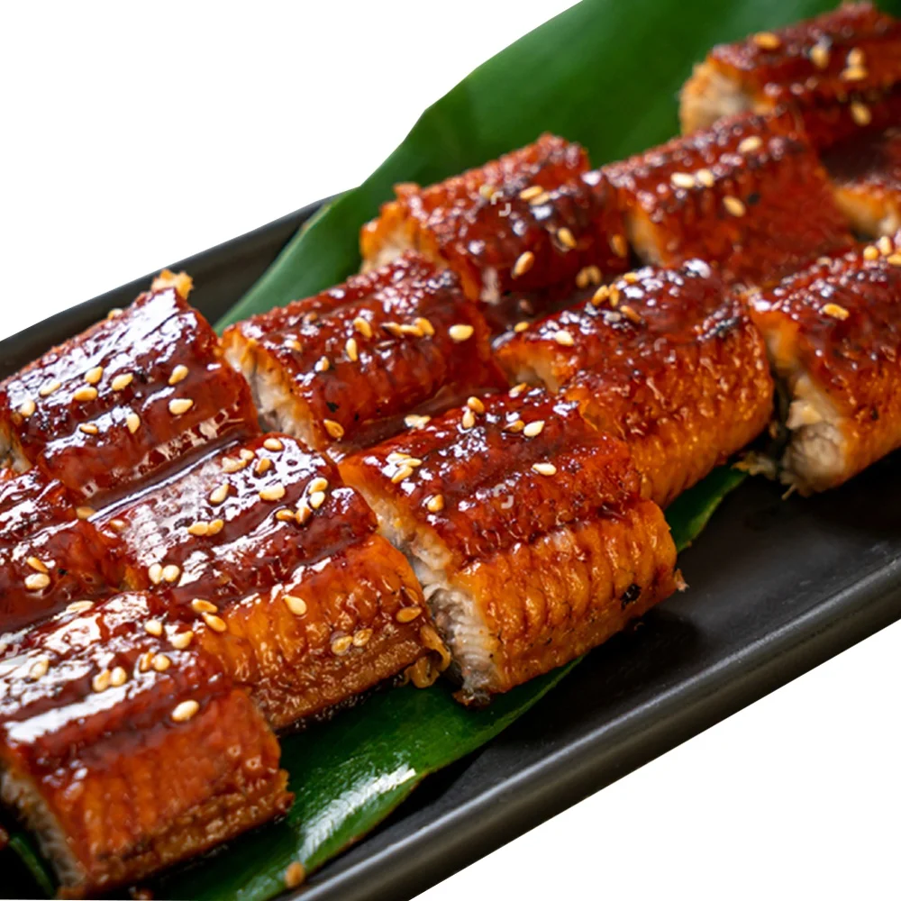 OEM Customize Wholesale High Quality Sushi Frozen Conger Unagi Kabayaki Fillets Japanese BBQ Broiled River Roasted EEL