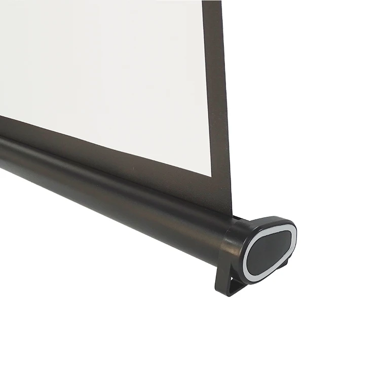 50 Inches Portable Tabletop Projection Screen Matte White Foldable Table Projector Screen For Business Travel Cinema