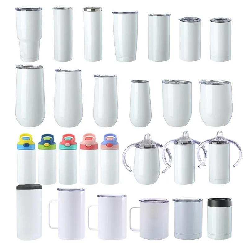 17Oz Snow Globe Predrilled 16 Oz Tumblers 16Oz Straight Sublimation Tumbler