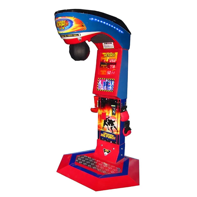 Threeplus entertainment coin operated boxing punch ticket redemption arcade game machines for sale