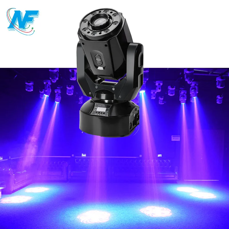  Светодиодный мини-светильник для диджея ночного клуба 8x9 Вт RGB 3 в 1 60 движущаяся головка сценическое освещение DMX512