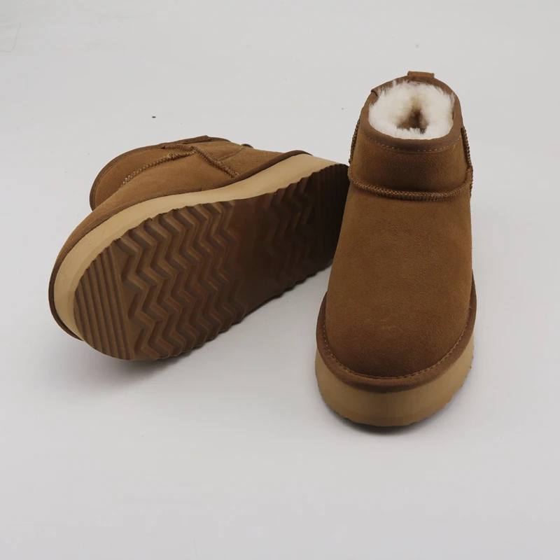 real fur high quality women sheep skin snow boots women  boots for winter warming shoes