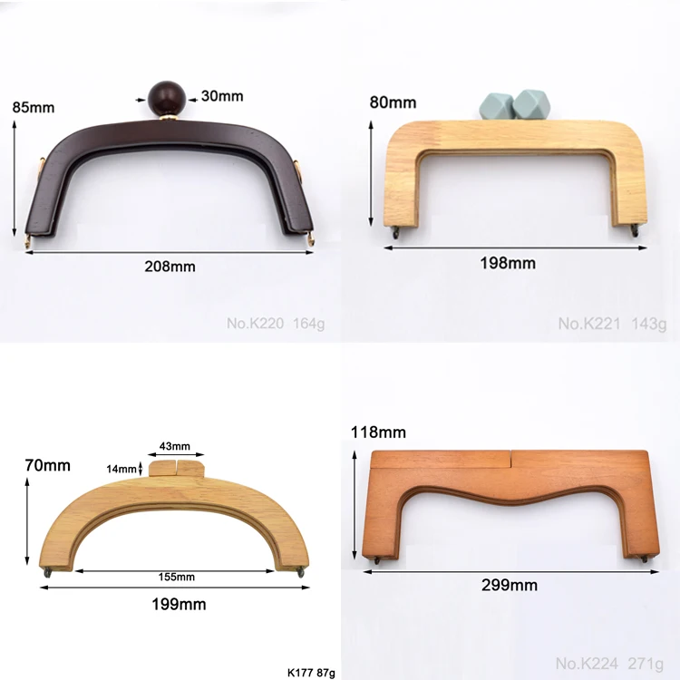 Round shape box clutch frame metal clutch frames with plastic shell cover