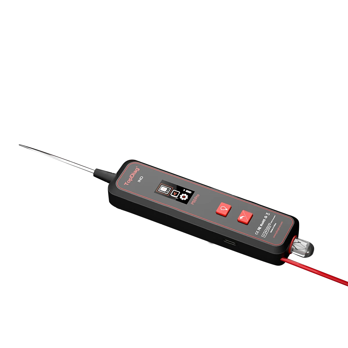 P50 PRO Car Circuit Tester Power Probe Car Diagnostic Tool Electric Voltage Integrated Scanner 12V 24V Heavy Truck