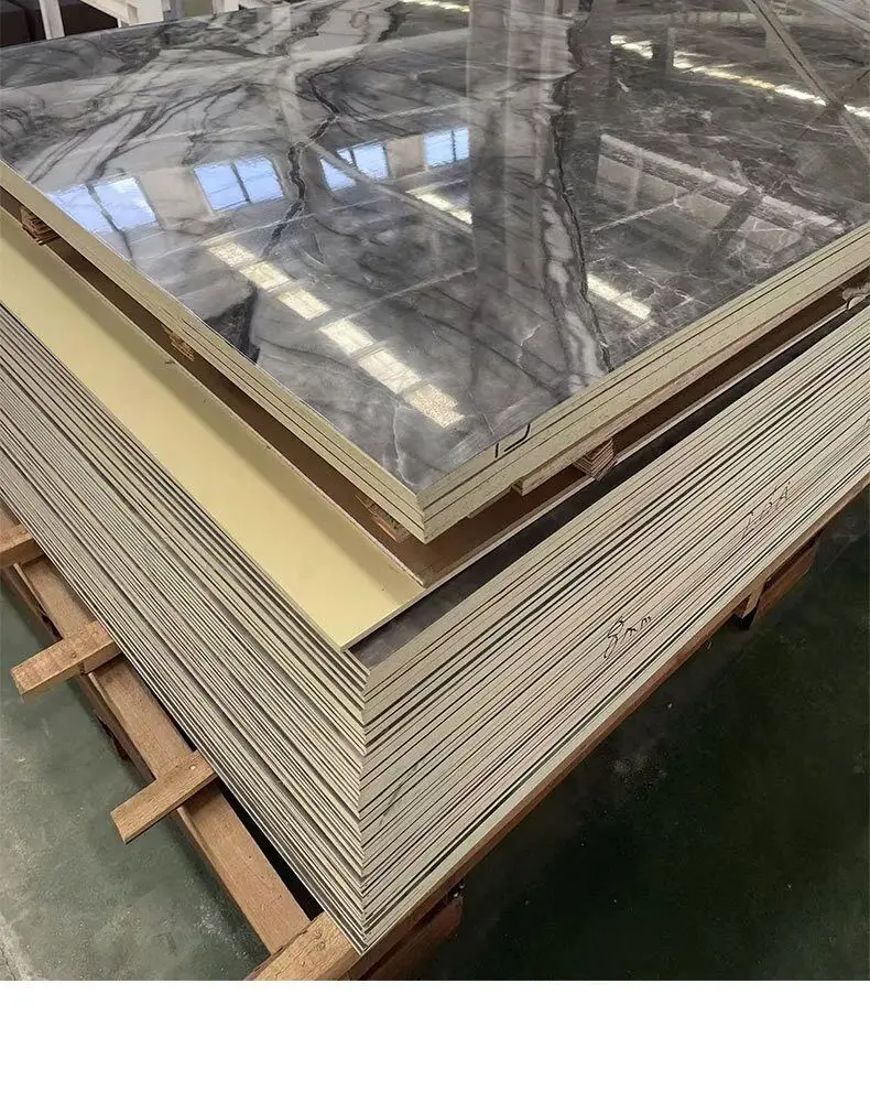 5-18mm pvc foam board PVC and melamain  film for furniture construction