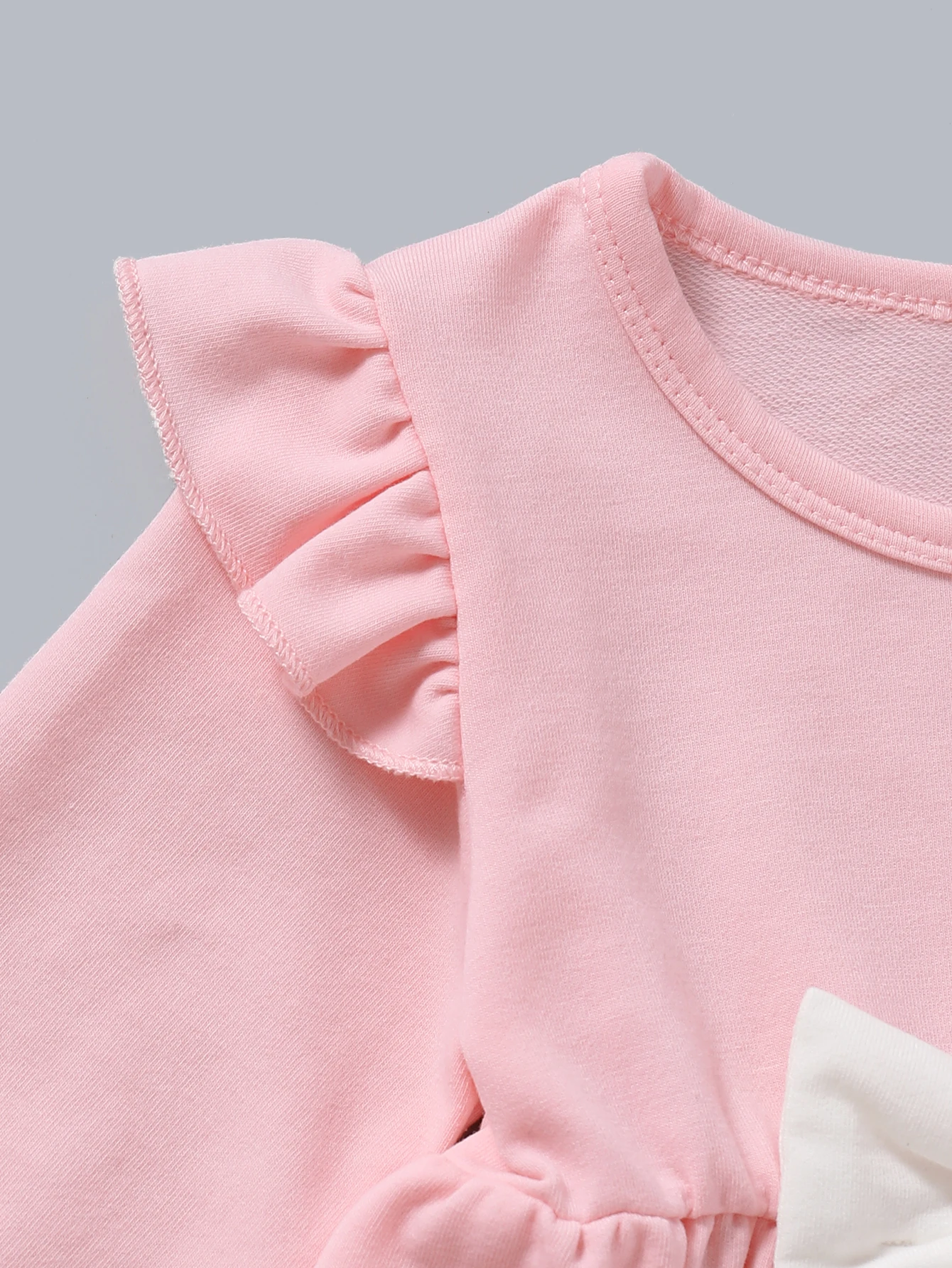 CDM 7131 Hot Sale Baby Girl Long Sleeve Outfits T-shirt+ Print Pants 2pcs Suit Fall Children Boutique Clothing