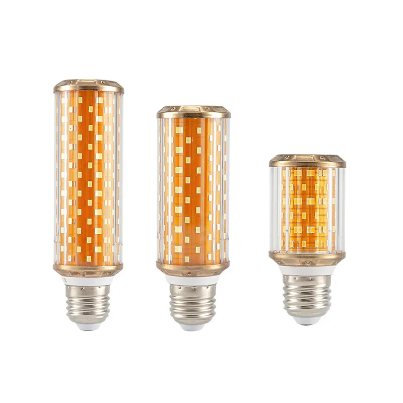 Bulb Item Type and E27/E14 18W LED Corn Candle Light Dimmable Led Glass With Out Color 85-265V 12V
