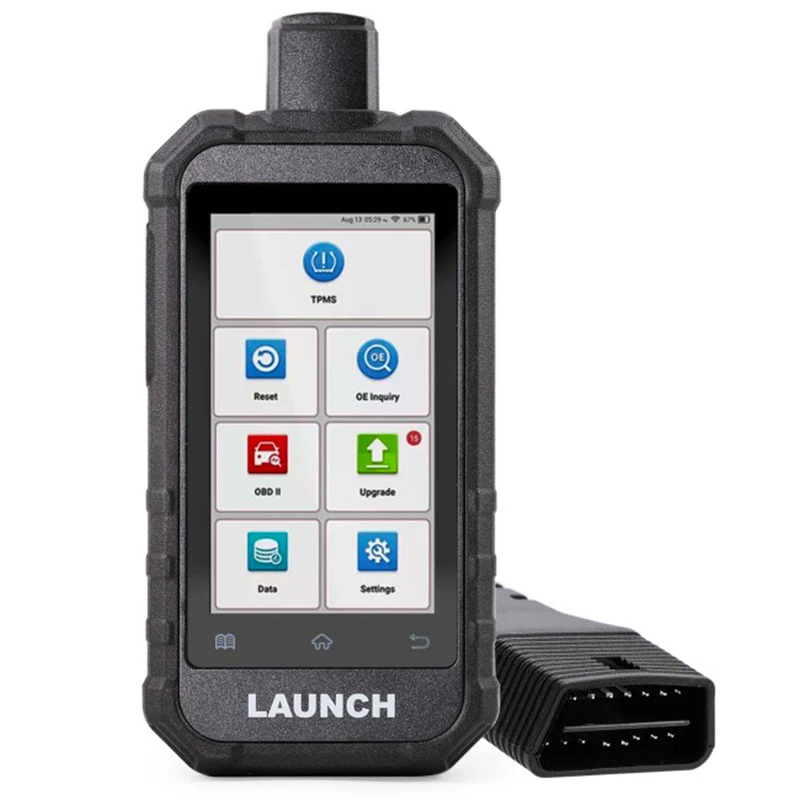 Latest Launch Creader TPMS 5011 V2 Comprehensive Diagnostic Tool 2+32GB Tire Pressure Sensor Supports Multiple Languages Battery