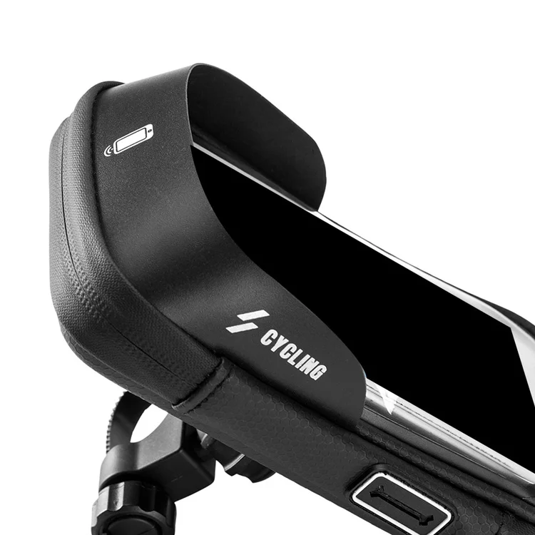 PU Waterproof Cycling Bike Bicycle Frame On Frame Front Touch Screen Waterproof Cell Phone Bag