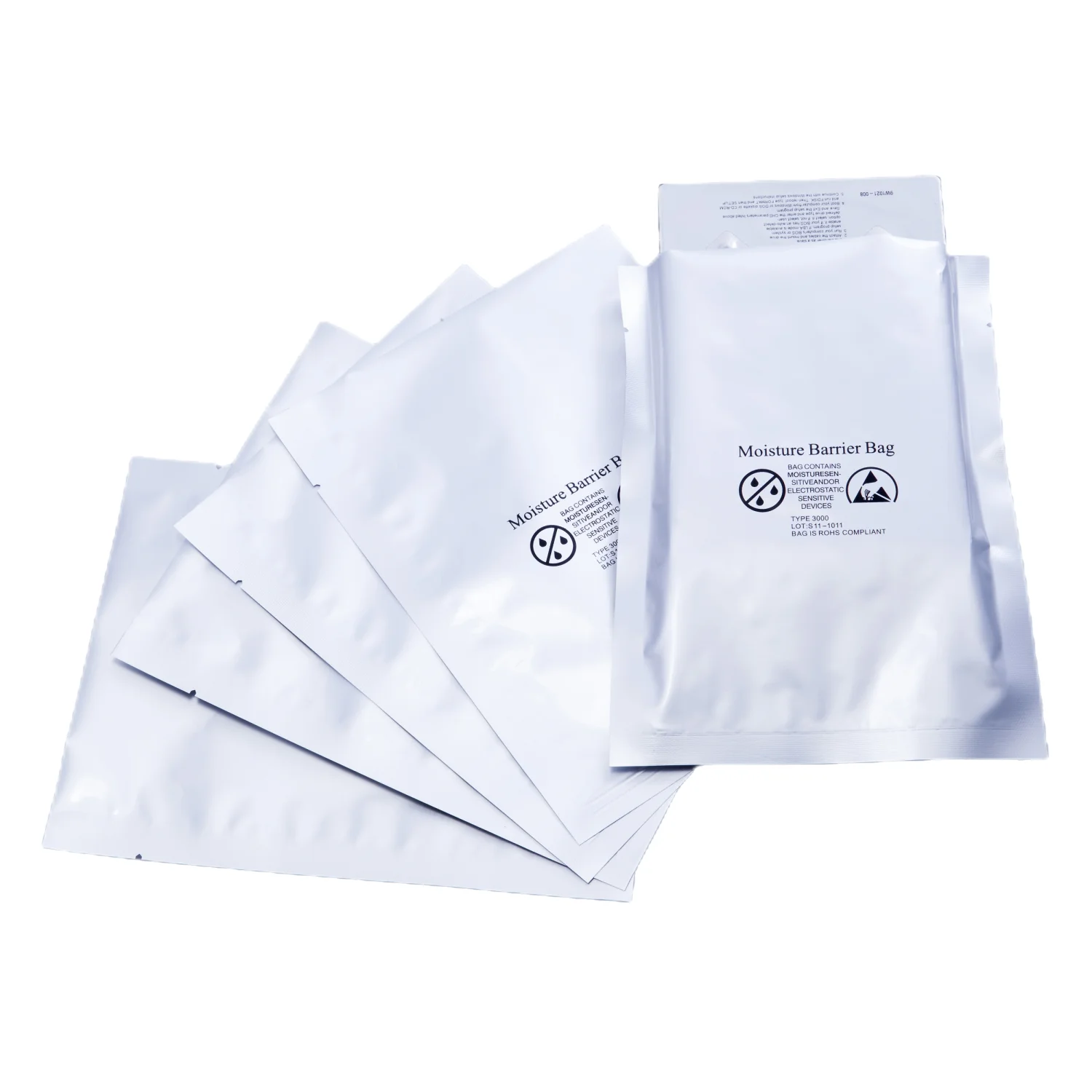 OEM Customized Reclosable Zipper ziplock Top Open Mbb Laminated Anti Static ESD Safe Aluminum Static Shielding Bags
