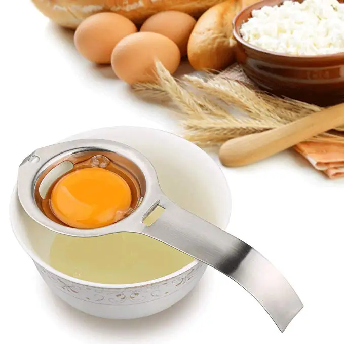 Factory Custom Egg Separator, Stainless Steel Egg White Yolk Filter Egg Divider Kitchen Gadget