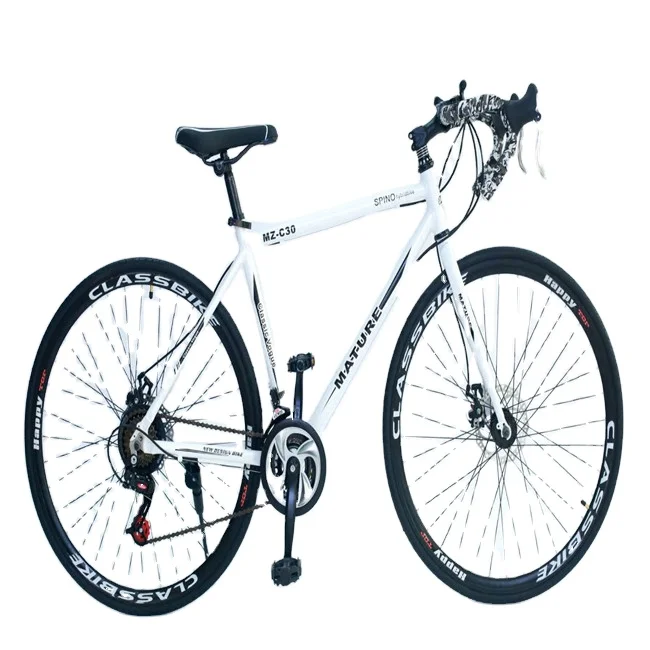 
Steel Frame 21/27 Speed Bicycle Road 700C Fixed Gear Bike OEM Road Bike Bicycle 