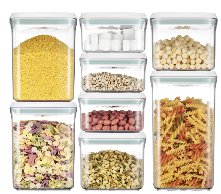 2021 Hot Sale Pantry Organization Food Storage Containers with Airtight Lids Set of BPA Free