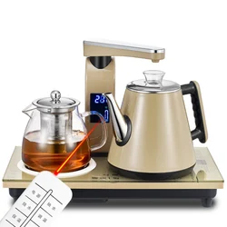 Electronics Appliances Outdoor Camping Travel Intelligent Automatic Heat Resistant heater Kettle Electrical With Glass Tea Jug