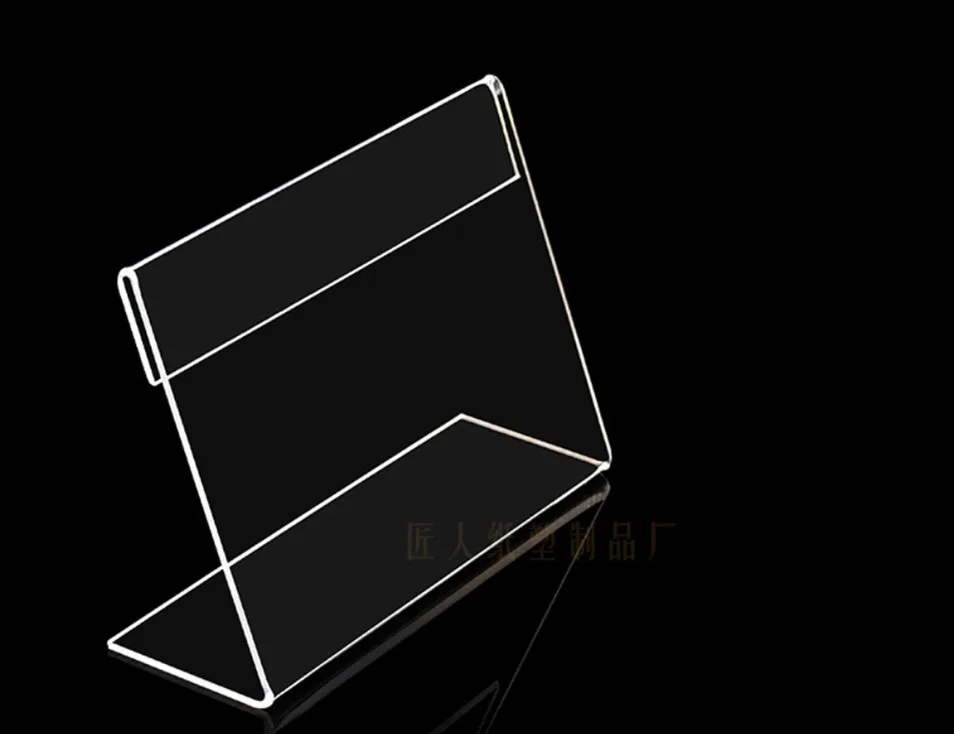 pvc standing a3 a4 a5 a6 sign display holder for supermarket acrylic plastic sign sheet display stand customized size  sign hold