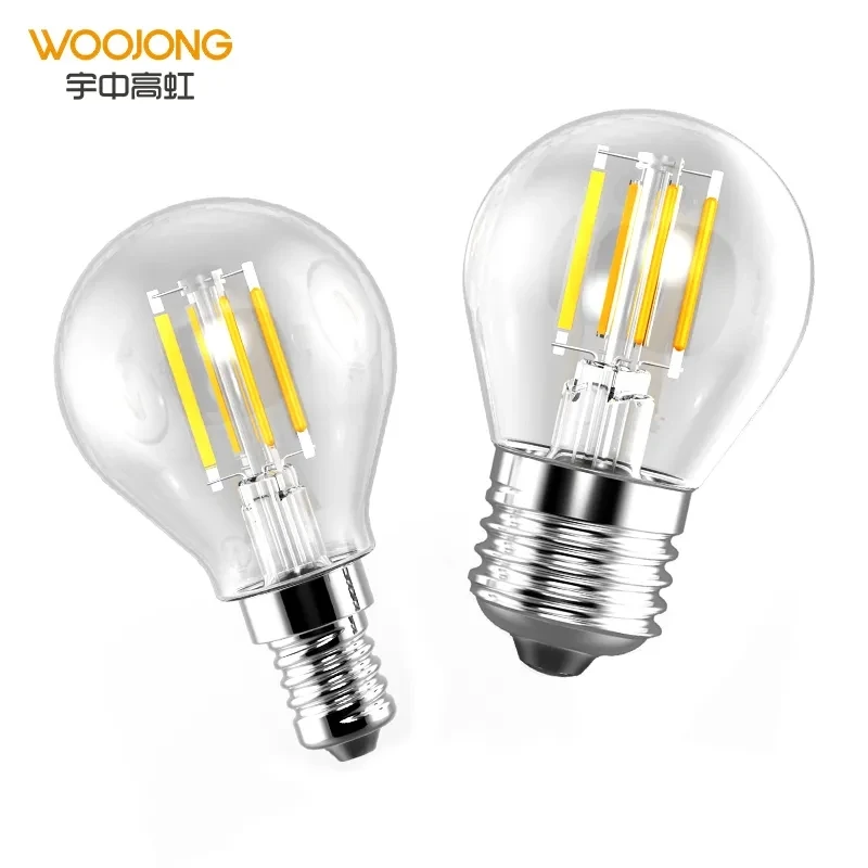 Светодиодная лампа в стиле WOOJONG Edison с питанием переменного тока различные основания (E27 E14 B22) стеклянный корпус для декоративного использования жилых помещениях