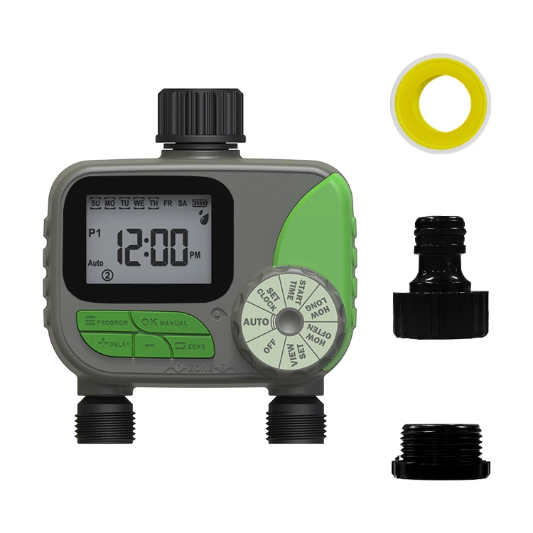Outdoor Digital Automatic Electric Flower Water Tap Timer with Plastic Home Irrigation Device for Garden Use