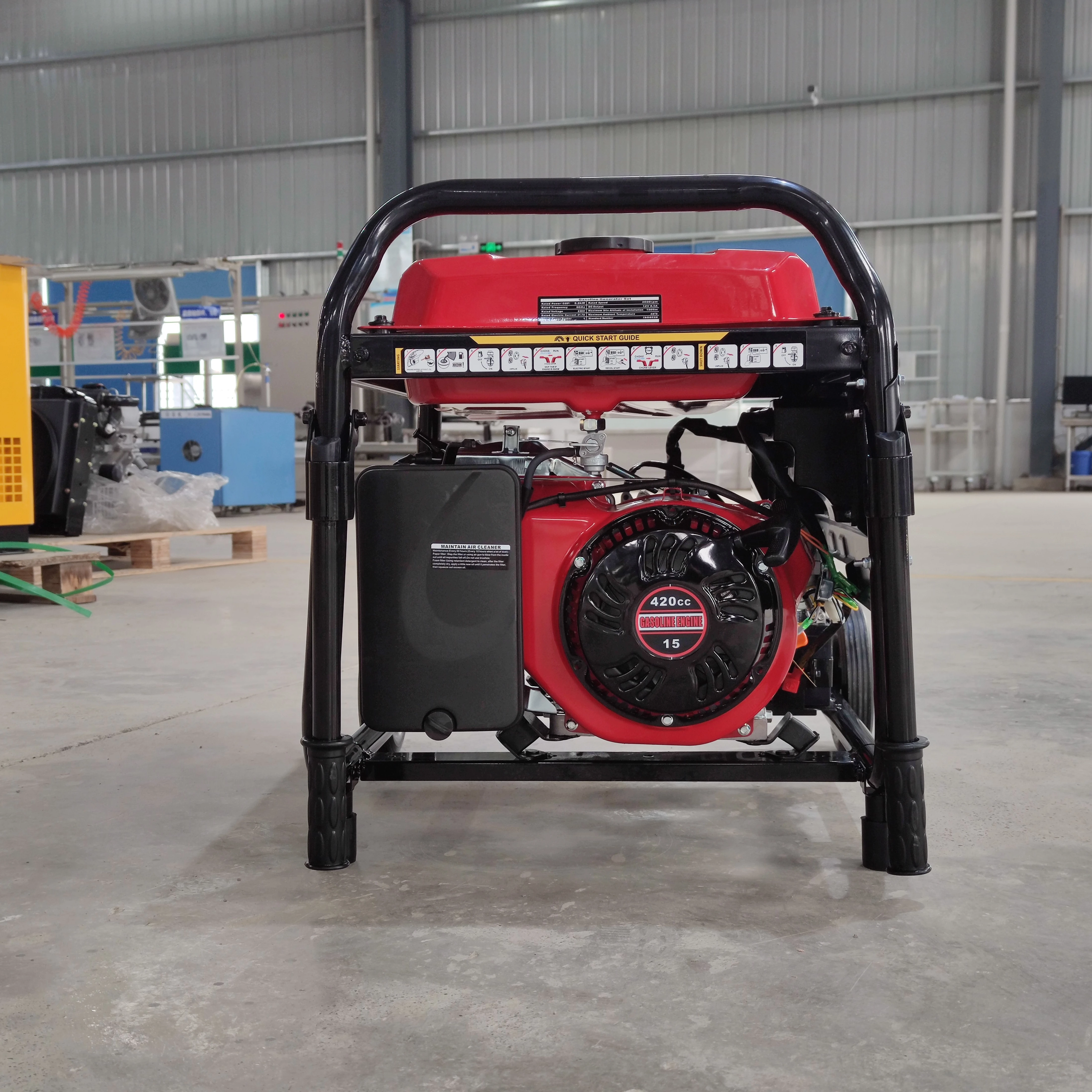 Новый бензиновый генератор мощностью 5 кВт-10 кВт электрический старт 50-60 Гц с основными компонентами двигателя моторный насос редукторный подшипник коробки передач