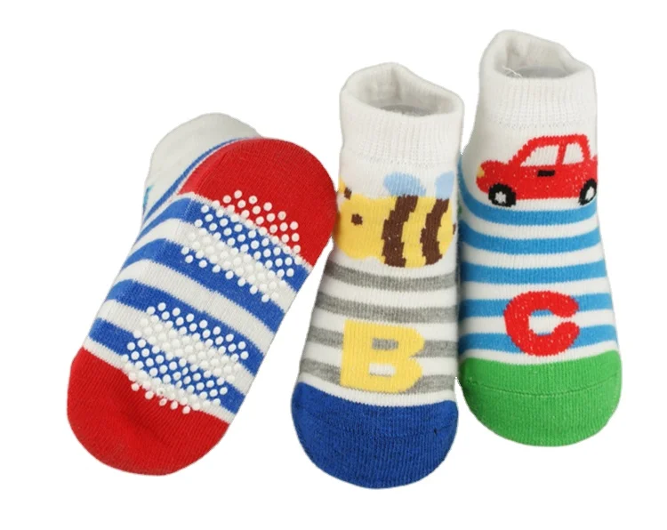 Нескользящие Детские хлопковые носки с логотипом на заказ