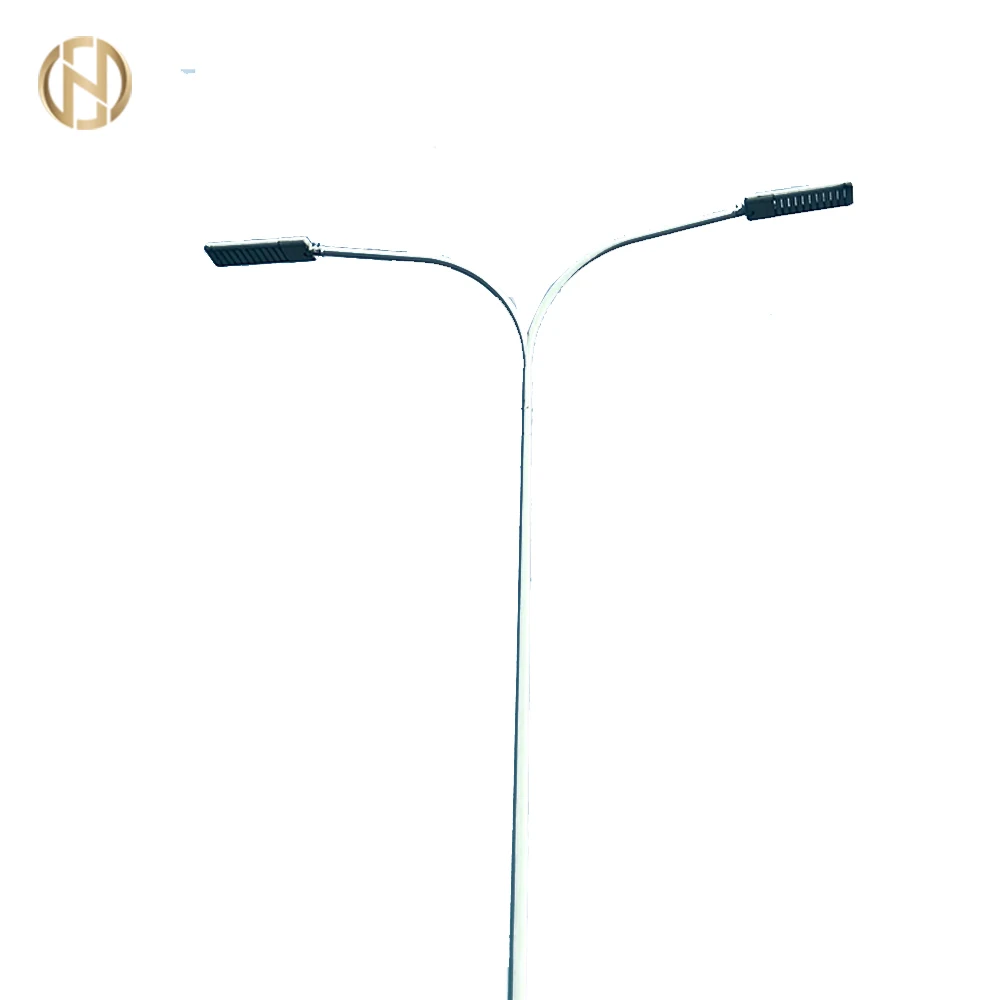 FUTAO Street Lighting Pole Single And Double Arms For Outdoor Use