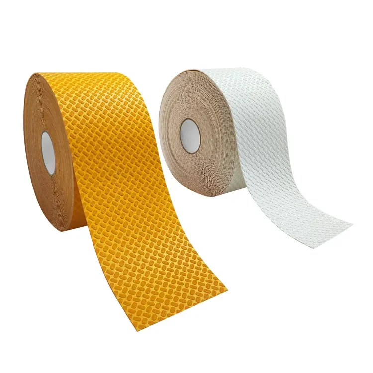 EONBON Yellow 6 Inch X 100 Feet Pavement Reflective Marking Tape Rolls For Gym/Warehouse/Courts