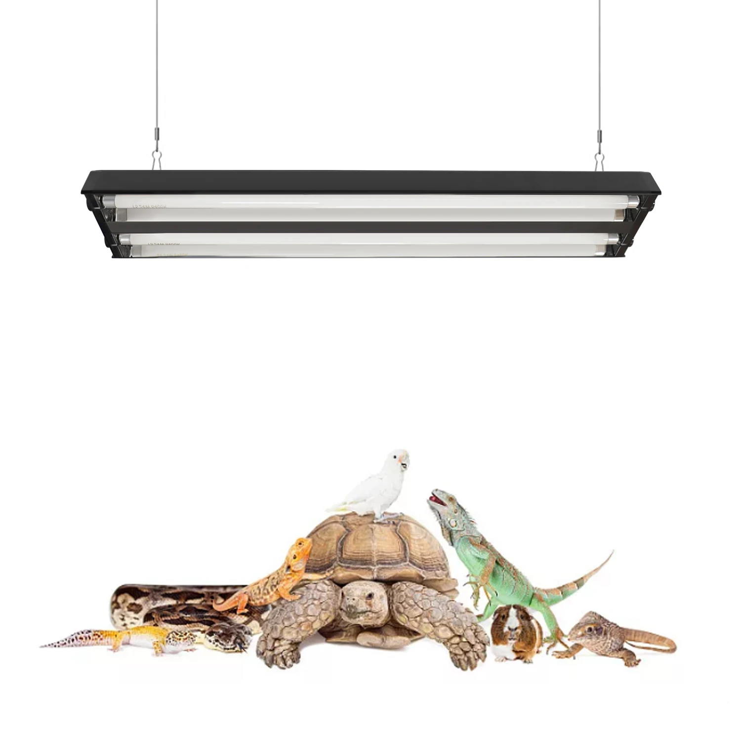 3 feet long 72w daylight basking light aluminium fixture pet brooder chickens desert reptile lamp