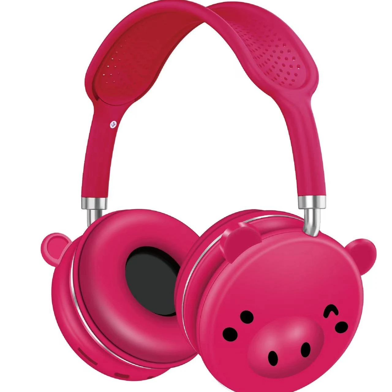 Детские беспроводные наушники с милым рисунком поросенка KT60, детская гарнитура для девочек, наушники