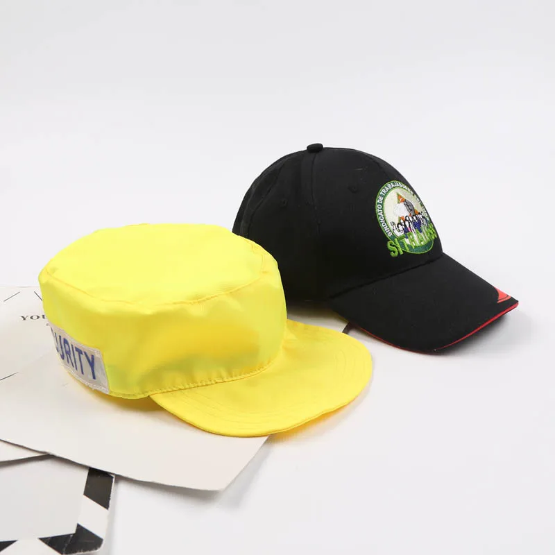 High Quality Custom Logo Personalized Protective Safety Waterproof American Style Baseball Cap Hat With Reflective Stripe