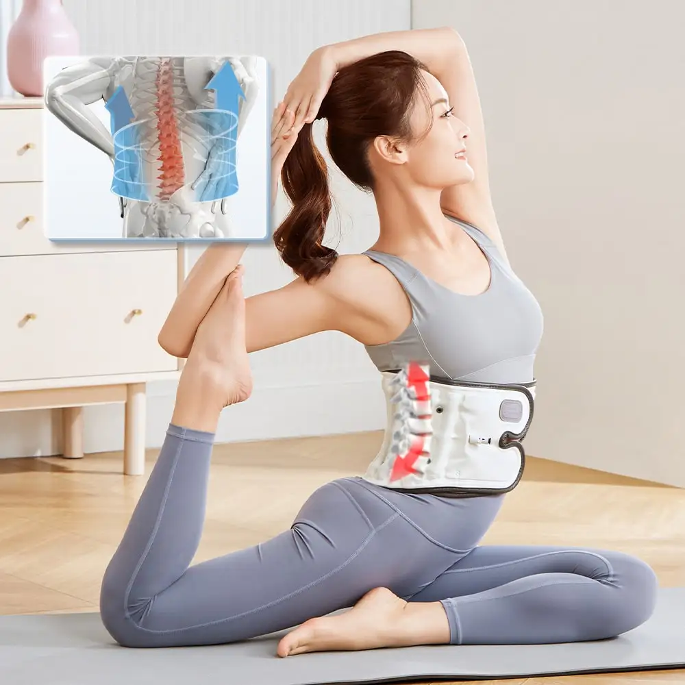 Health care waist air decompression orthopedic lumbar disc back traction physiotherapy lumber support belt