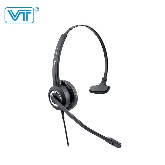 
cheap rubber effect coating single headset with mic 