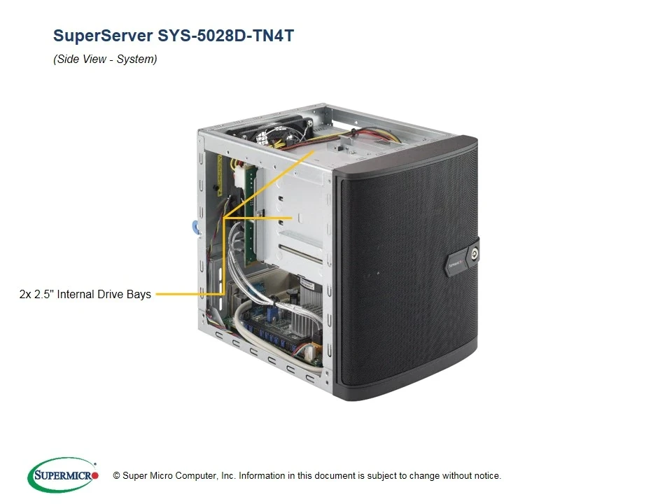SYS-5028D-TN4T Network Security Equipment Computer Processor Chip Brands For Hpe Server Computer High Performance Nas Server