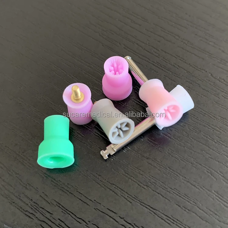 Одноразовая латексная силиконовая ребристая и перепончатая защелка простая Стоматологическая профилактическая полировальная чашка