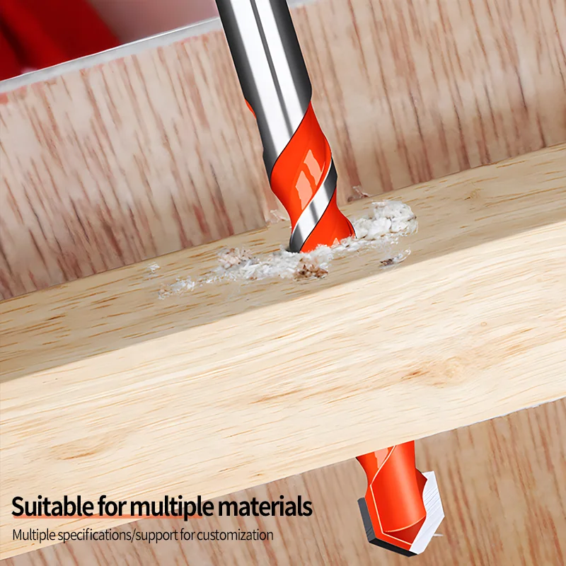 Threaded Triangle Tungsten Steel Wall Tile Concrete Drilling Bit Household Marble Overlord Drill Hand Electric Drill