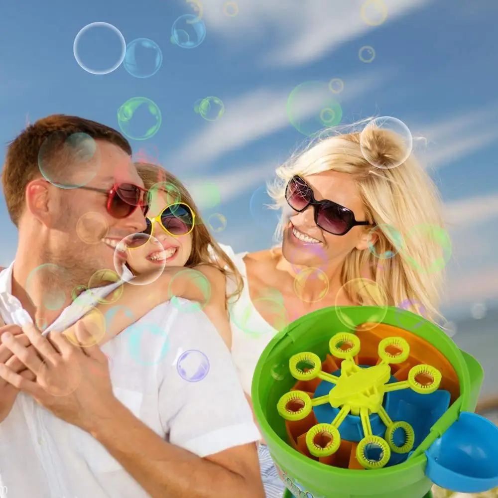 Автоматический пузырьковый аппарат раствор 1000 + пузырьков в минуту подходит для улицы вечеринки и свадьбы