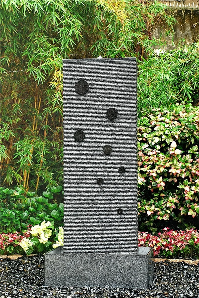 Natural Granite Stone Garden Fountains with Frog