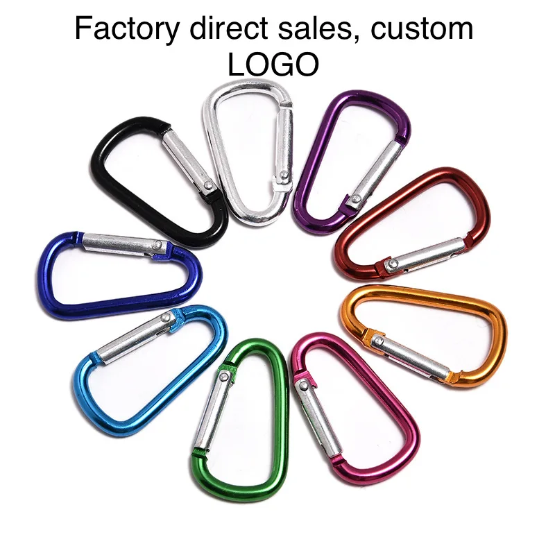 Light Weight  Colorful Hiking Customized Mini Climbing Carabiner