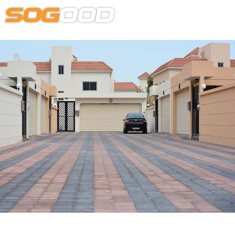 40mm thickness sandwich panel white folding steel sectional garage door prices