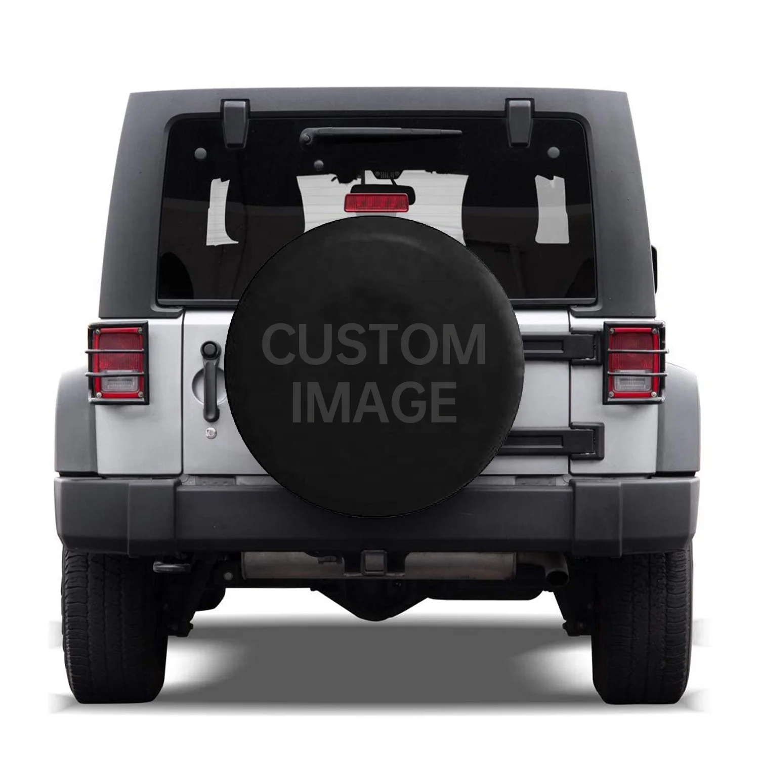 Custom Waterproof Rustproof Oxford Silvering Wheel Covers Personalized Spare Car Tire Bag Wheel Cover Truck Jeep Accessory