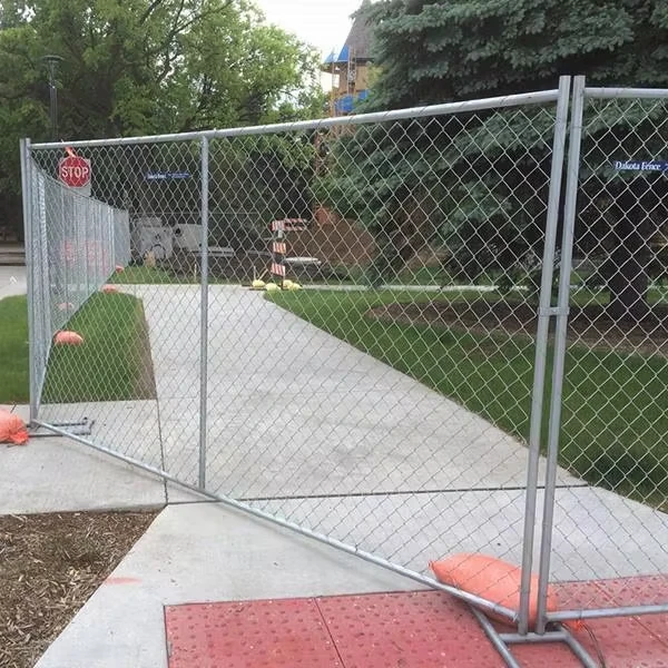 Outdoor Removable Temp Fence Panels Trellis Building Construction Site Canada Temporary Fencing