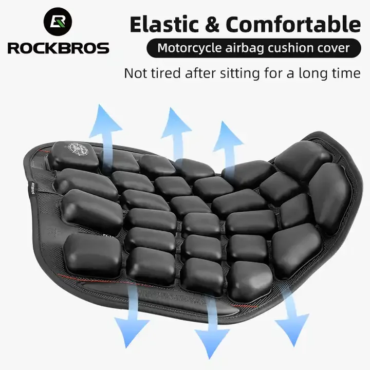 ROCKBROS  Motorcycle 3D cushioned and shockproof comfortable air cushion motorcycle seat