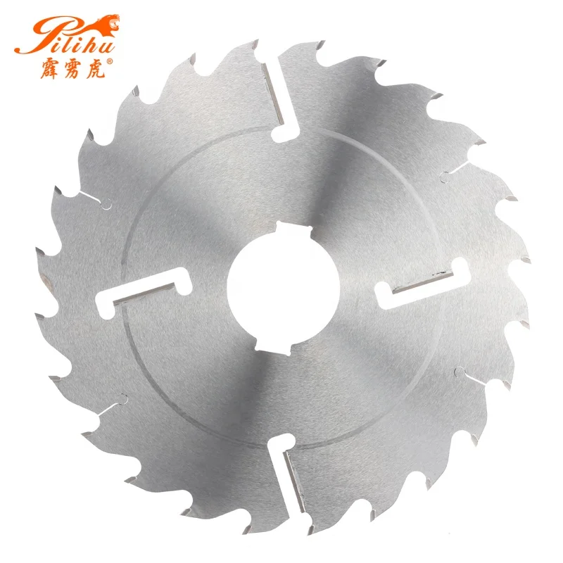 400*4.0/3.0*24T+4 Woodworking Disc Carbide Electric Disk Saw Blade For Cutting Wood And Log With Rakers