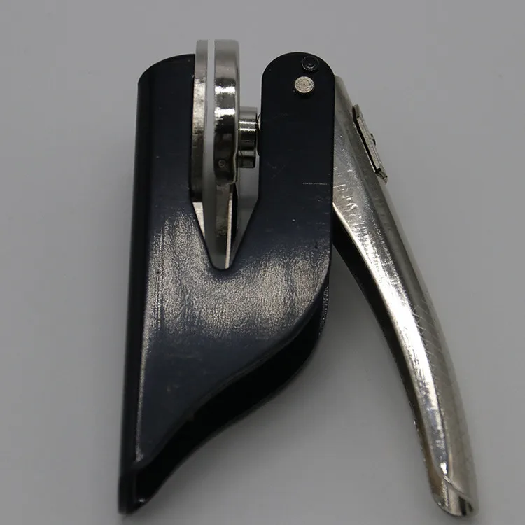 Black Rectangular Office Corporate Paper Stamp Steel Seal Embosser Seal Embosser Envelop Seal