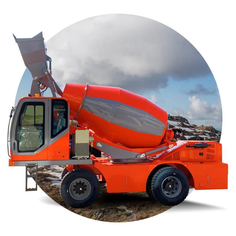 self loading 2m3 3m3 4m3 6m3 drum concrete mixer 3.5m3 self-loading concrete mixer truck