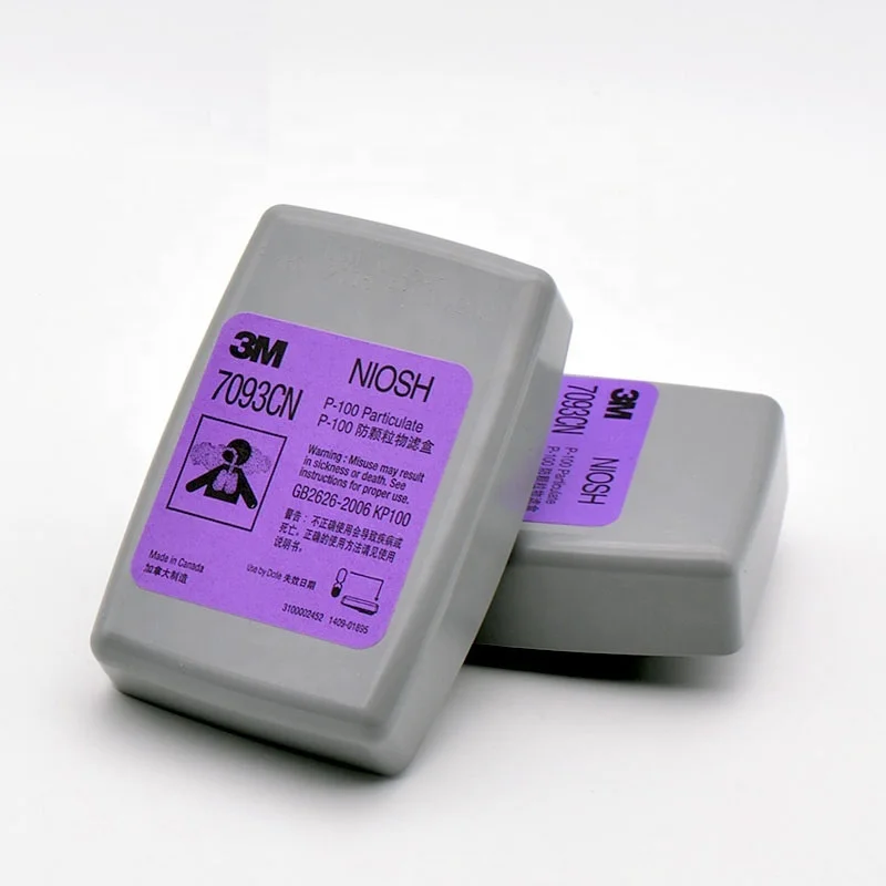 
Оригинальный фильтр 7093cn P100 для фильтрации твердых частиц, класс Niosh P100, совместимый с 6200 6800 7502 