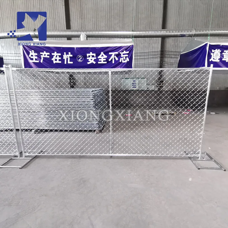 Home Outdoor USA Standard 6x12ft Galvanized Welded Wire Mesh Temporary Chain Link Fence