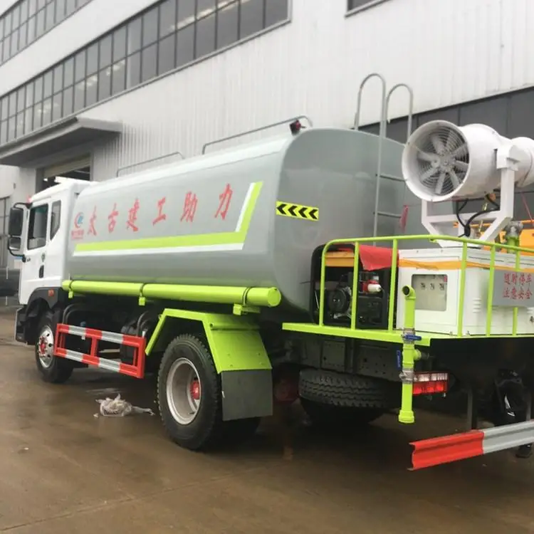 Can be adjusted mist Multifunctional Dust Suppression Sprinkler Truck Water Transport Tank Truck
