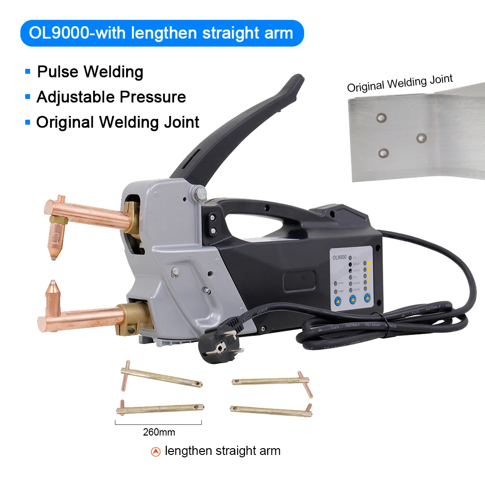 Handheld double sided resistance spot welder metal spot welding machine